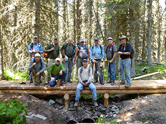 Summer trail projects Glacier 2010